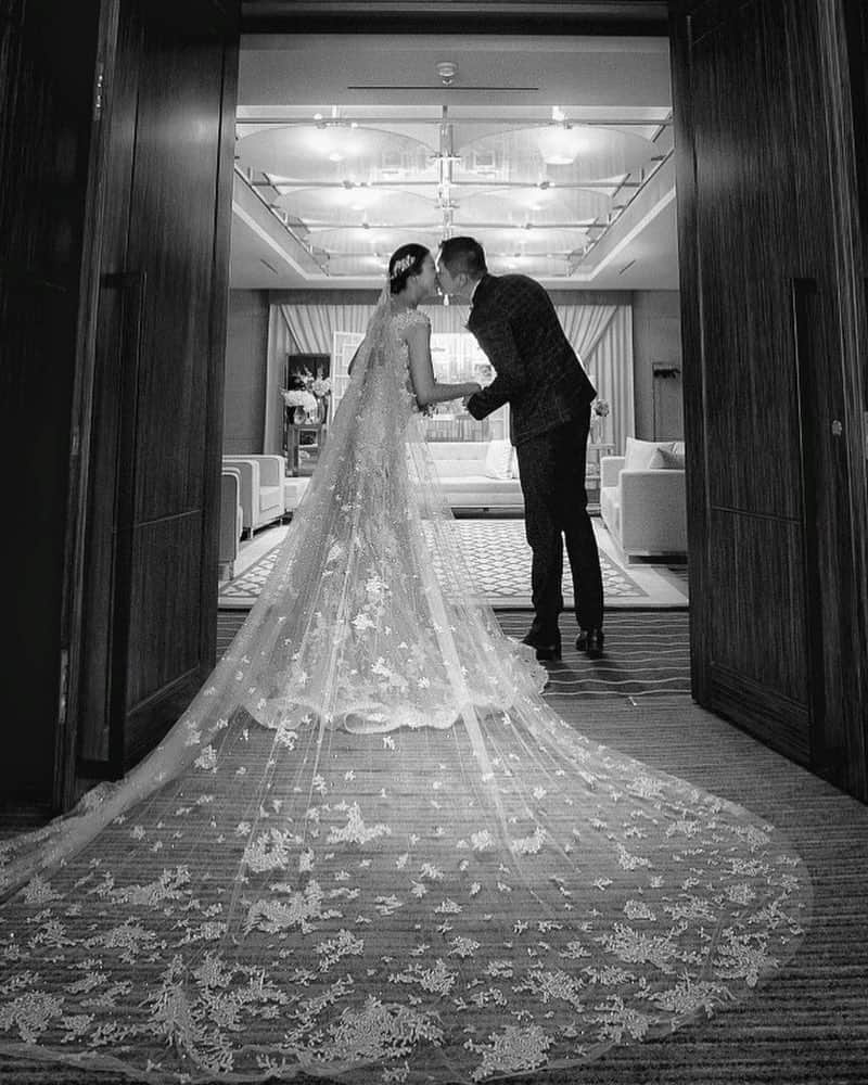 ハー・ミジョンさんのインスタグラム写真 - (ハー・ミジョンInstagram)「축하해주셔서 감사합니다🎉  이제 혼자가 아닌 둘이함께 더 멋진 인생을 살아가며 행복하게 살겠습니다😊  #부산 #파라다이스 #결혼 #감사 #행복 #2018년1월27일」1月29日 8時11分 - mi_jung1205
