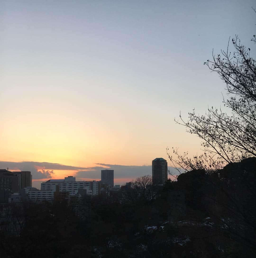 石田ゆり子さんのインスタグラム写真 - (石田ゆり子Instagram)「寒い日が続くけれど 冬の夕景は、本当に美しい。 撮影の合間に ウグイスもみかけた。 春、そこまで来ているのかしら。 今日の撮影はこの 美しい景色を堪能できて とっても幸せな気持ちになりました。 空をみてると 心が落ち着きます。」1月29日 18時19分 - yuriyuri1003