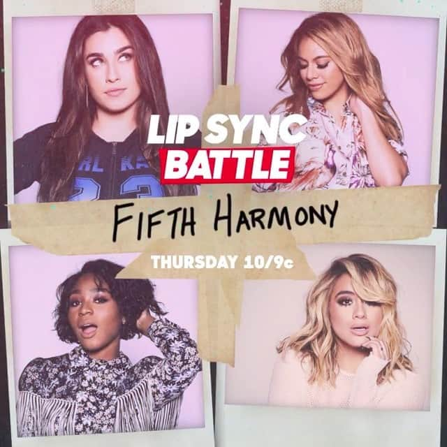 フィフス・ハーモニーのインスタグラム：「THURSDAY! We ‘bout to deliver on @lipsyncbattle 💃 #5HonLSB」