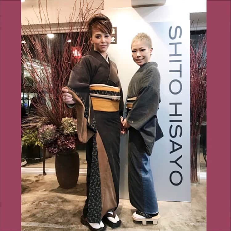 麻美さんのインスタグラム写真 麻美instagram 紫藤尚代先生のお着物 Shitohisayo マイケルジャクソンの衣装や 中森明菜さんのdesireの 斬新な和服の 衣装 数々の名作を手掛ける先生のお着物が着れて 本当 に嬉しかった 着付けして