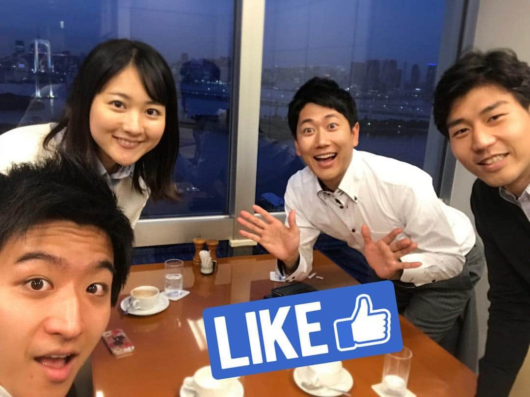 藤井弘輝(ふじいこうき) さんのインスタグラム写真 - (藤井弘輝(ふじいこうき) Instagram)「ティータイム！ #酒主さん #内野さん #あこちゃん #みんなでコーヒータイム #酒主さんはお昼食べてなかったそうなので #カツカレーを食べてました #あこちゃんはなんだか久々 #内野さんとは今日ランチもご一緒 #ほのぼの」1月31日 17時58分 - fujii_koki_cx