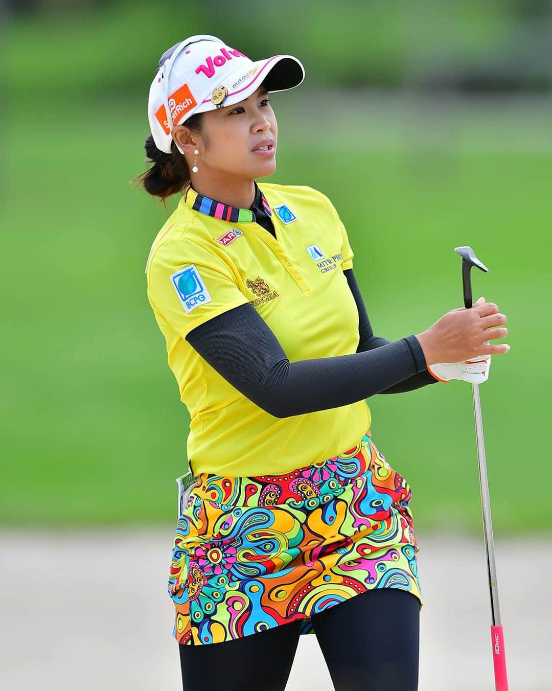 ポーナノン・ファトラムのインスタグラム：「I would like to Thank you @puresilkbahamaslpga for a wonderful week in Paradise! And appreciated to all the volunteers and golf fans☺️💕 I enjoy playing in paradise a lot & always happy being back here😃」