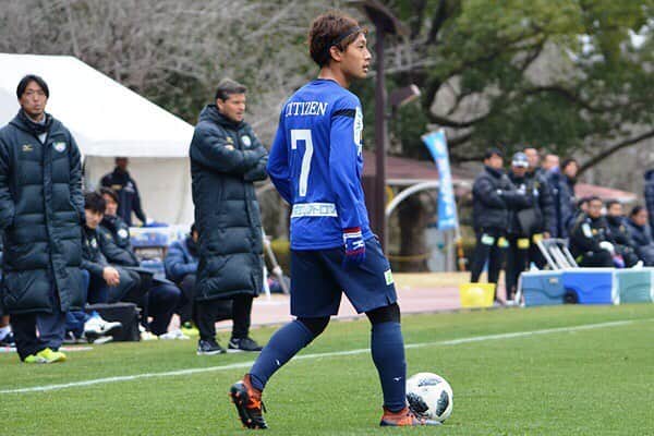 堀米勇輝のインスタグラム：「#vs徳島ヴォルティス #宮崎キャンプ #ヴァンフォーレ甲府 #7番デビュー #VFKモバイルサイト #堀コメ!! #会員になってみんなみてね〜」