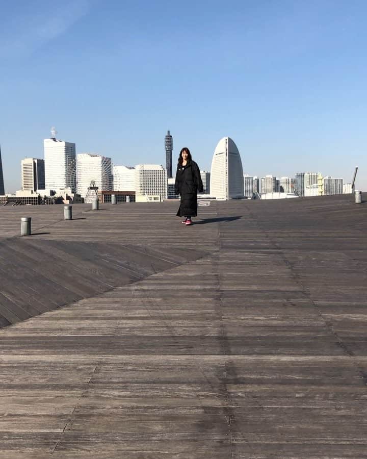 のインスタグラム：「昨日のわたし🐕 #yokohama #大さん橋」