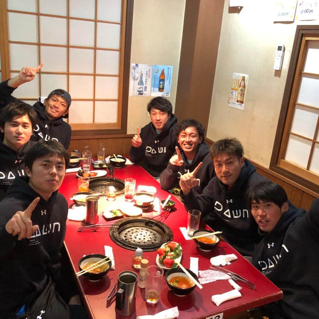 田中正義のインスタグラム：「今日からキャンプ始まりました！ 頑張ります！ #アンダーアーマー会 #英気を #養う」