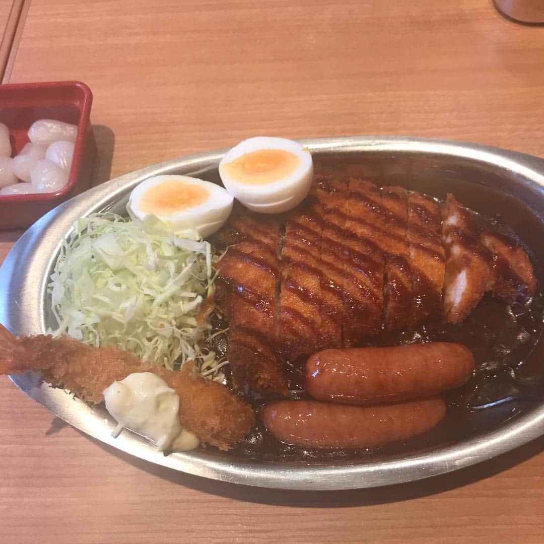 竹原慎二のインスタグラム：「午後カレー  ゴーゴーカレー マンハッタンいただき」