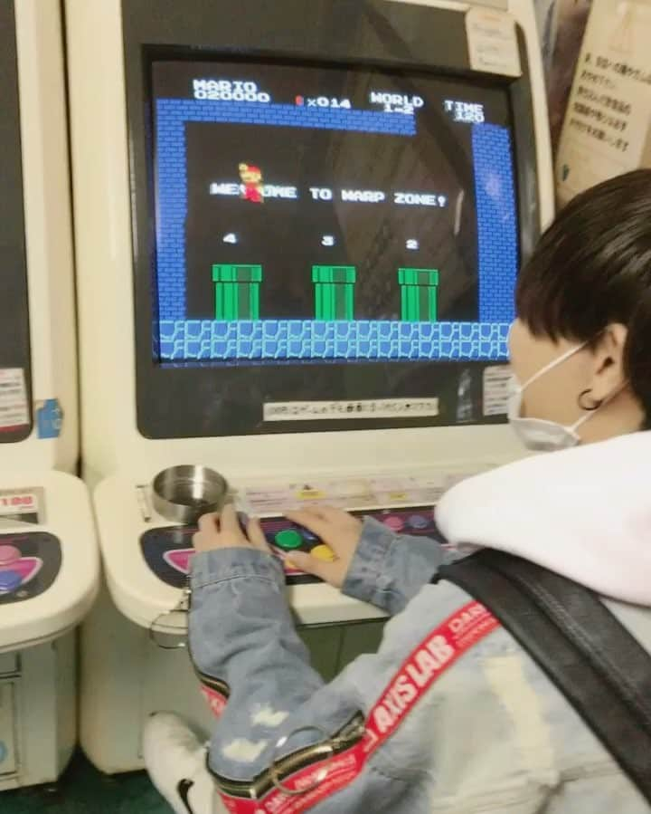 椿ありのインスタグラム：「スーパーマリオくん2  #音無し」