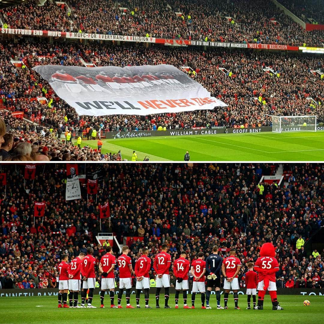 マンチェスター・ユナイテッドさんのインスタグラム写真 - (マンチェスター・ユナイテッドInstagram)「The #FlowersOfManchester remembered.」2月4日 0時14分 - manchesterunited