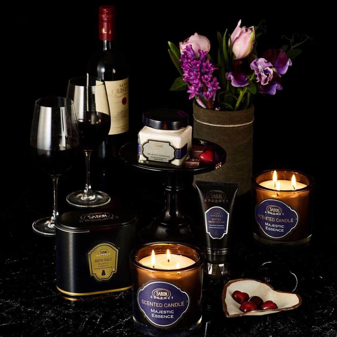 SABON_GOURMETのインスタグラム：「Celebrating Valentine’s Day with Sabon Gourmet #SabonGourmet #ValentineDay #majesticEssence  #サボングルメ」