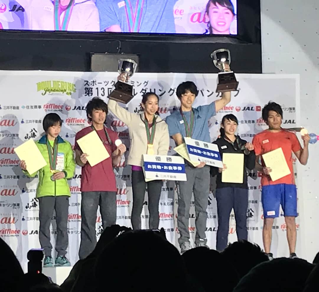 村井隆一さんのインスタグラム写真 - (村井隆一Instagram)「I got 2nd place in Bouldering Japan Cup2018!!🔥 ボルダリングジャパンカップ2018終わりました！初の決勝の舞台で最高のクライミングができ、準優勝を果たすことができました！ 岩場と人工壁の両立は大変でしたが今回は完璧な調整ができたと思います😎 たくさんの応援ありがとうございました！🙏✨ @fiveten_official  @rockmasterhq  @frictionlabs  @organicclimbing  #powernavi#apexclimbinggym #climbing#bouldering#bjc2018#competition#ボルダリング#ジャパンカップ#2018」2月5日 0時30分 - ryu____1