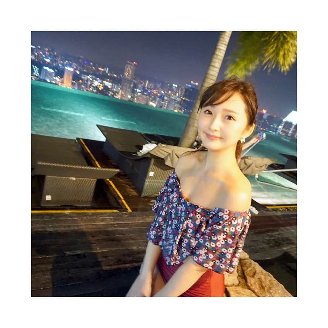 西村笑花さんのインスタグラム写真 - (西村笑花Instagram)「🇸🇬 ・ ・ 今回の旅行で1番楽しみにしていた #マリーナベイサンズ の#プール 😍🌴✨✨ はぁ‥❤︎ とっても楽しかった❤︎ また行きたい〜っ！❤︎ ・ 水着での写真を載せるのに自信がなく 何日も悩み何日も経ちましたが載せました🙄✊🏻✨ ※セクシーではないですごめんなさい笑 #私は私 #marinabaysands #pool #Singapore #シンガポール #シンガポール旅行 #ビジョビ #marinabaysandspool #emika_trip」2月4日 22時26分 - emika_nishimura