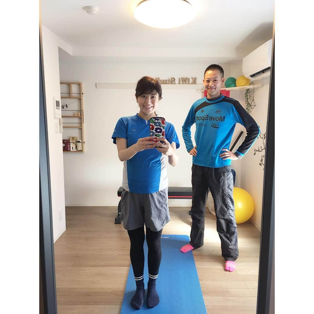 森麻季さんのインスタグラム写真 - (森麻季Instagram)「パーソナルトレーニング🏃‍♂️ 週一回なるべく続けるようにしています 3年くらい見てもらっているので、妊娠による身体の変化などもきちんと考慮してくれています #いつまで通えるかな #産後も通いたいな #パーソナルトレーニング #kiwistudio #秋山真也#森麻季」2月5日 16時02分 - maki.mori_m