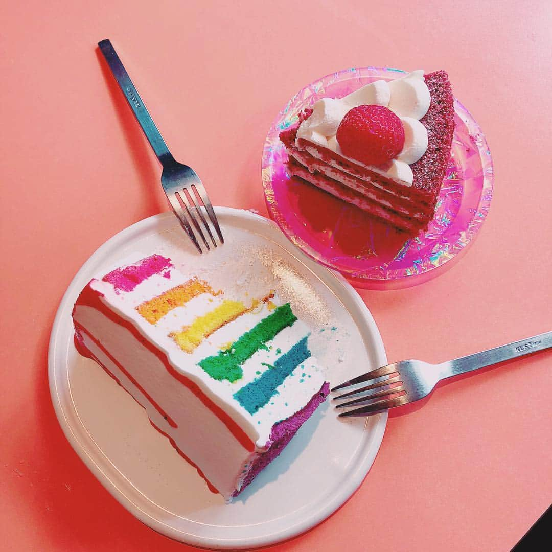 吉木千沙都（ちぃぽぽ）さんのインスタグラム写真 - (吉木千沙都（ちぃぽぽ）Instagram)「🍰💞🌈」3月6日 16時13分 - popochan318