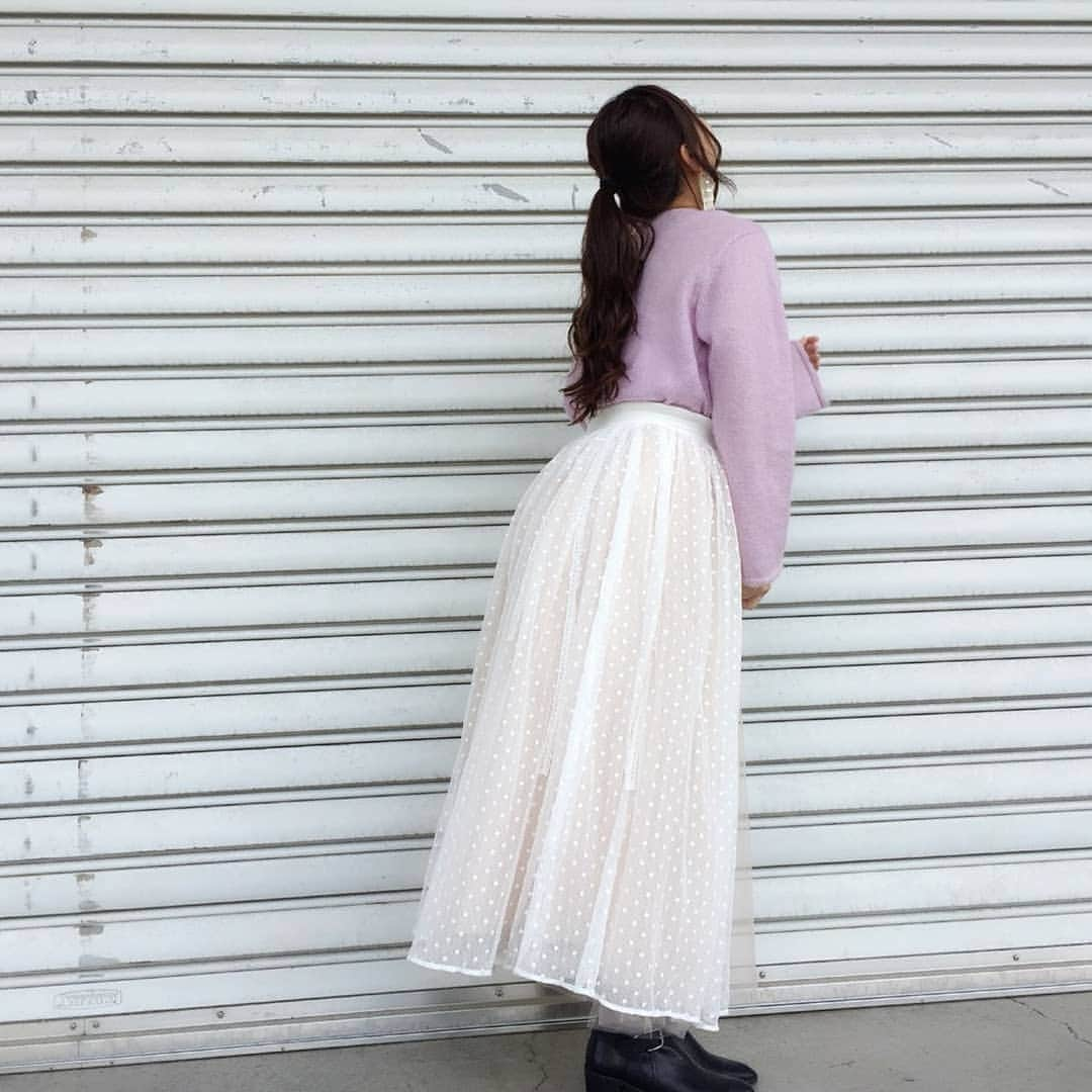 古畑奈和さんのインスタグラム写真 - (古畑奈和Instagram)「今日の私服です ． ． tops #snidel skirt #snidel earrings #lowrysfarm ． ． #握手会 #AKB48 #SKE48 #私服 #私服コーデ」3月3日 19時43分 - nao_furuhata