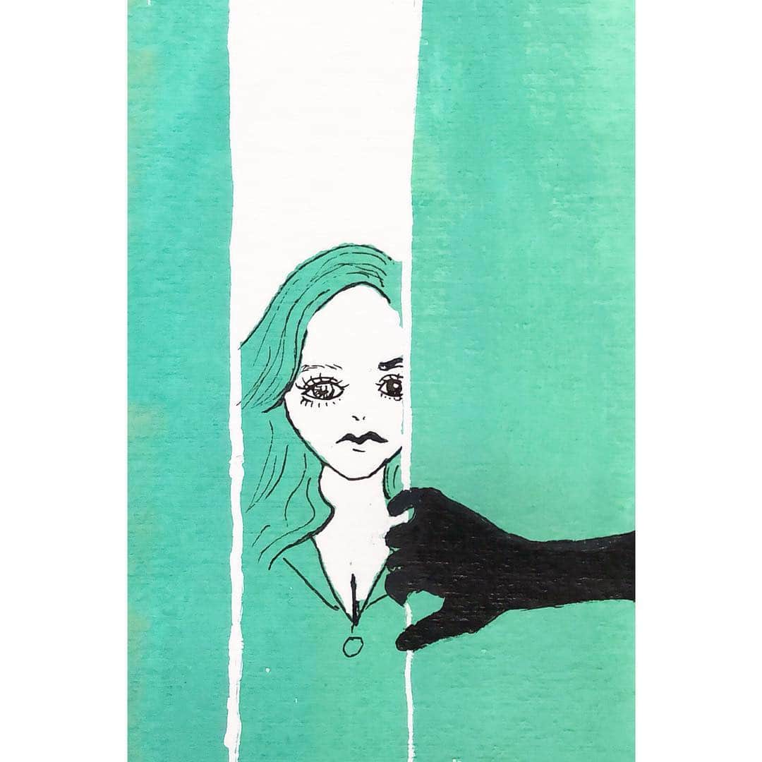 奈緒のインスタグラム：「. #シネマイラスト #エル」