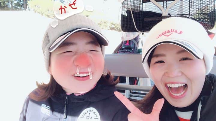 山内日菜子のインスタグラム：「． 5日間の宮崎合宿終了〜〜！ 朝からしっかり動いて毎日充実でした✌︎ 写真色々撮ったけど、私が変顔ばっかし過ぎて載せれる写真がありません。 まだまだ寒い日が続くので、皆さん風邪ひかないようお過ごしください。 という事でこの画像にしました⛄️笑 今年もお互い頑張ろうね🏌️‍♂️‍♀️ #MIYAZAKI」