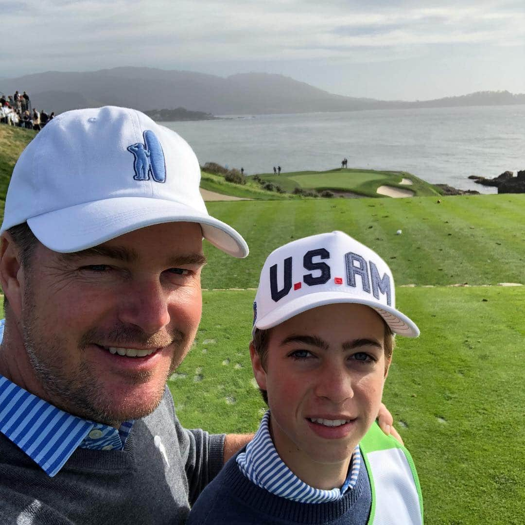 クリス・オドネルさんのインスタグラム写真 - (クリス・オドネルInstagram)「What a day at @attproam with Charlie O on the bag, great memories!」2月11日 9時17分 - chrisodonnell