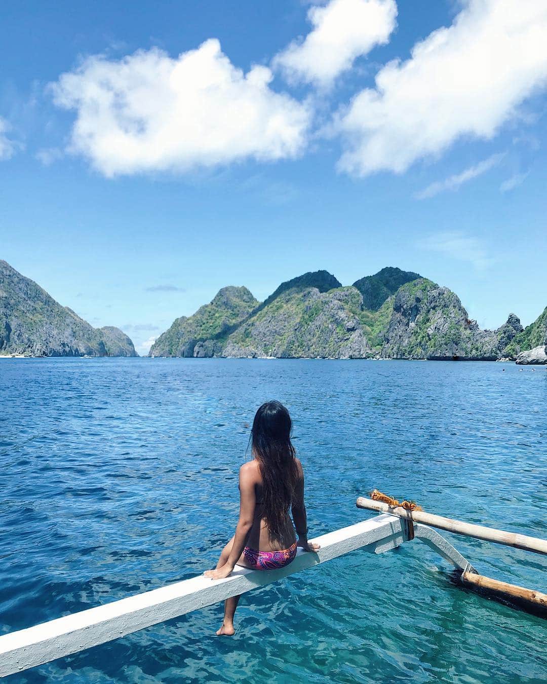 羽石杏奈さんのインスタグラム写真 - (羽石杏奈Instagram)「フィリピンの秘境、パラワン島のエルニドにいます🇵🇭🌴毎日海入って、美味しいシーフード食べて、いっぱい写真撮って、いろんな人と出会って、幸せすぎる旅✈︎♡ #philippines #palawan #elnido #islandhopping #tourA #tourC #beautifulisland #bluesky #blueocean #cruze #boattrip #happydays #havingsomuchfun #lovetravel #lovemylife #protraveler supported by ジレットヴィーナス(P&G)」2月11日 21時27分 - hawaiianna913