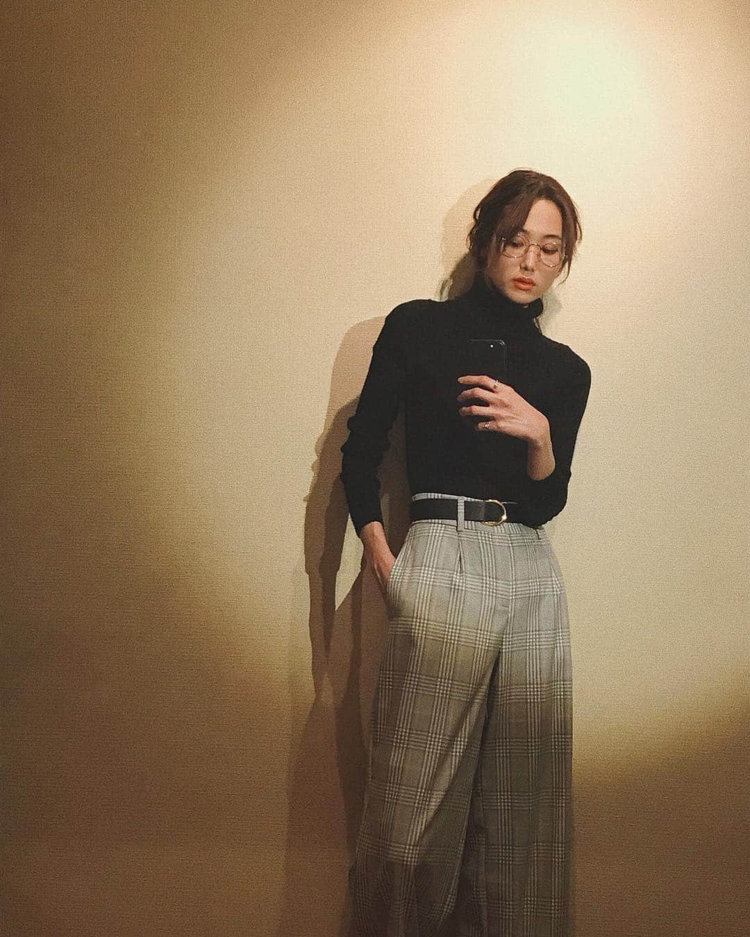 小林ようのインスタグラム：「最近はまたマニッシュが好き。 . #fashion #apparel #mannish #boyish #ootd #model #glasses #coordinate #패션 #모델 #私服 #眼鏡  #小林のootd #セルフィー小林」