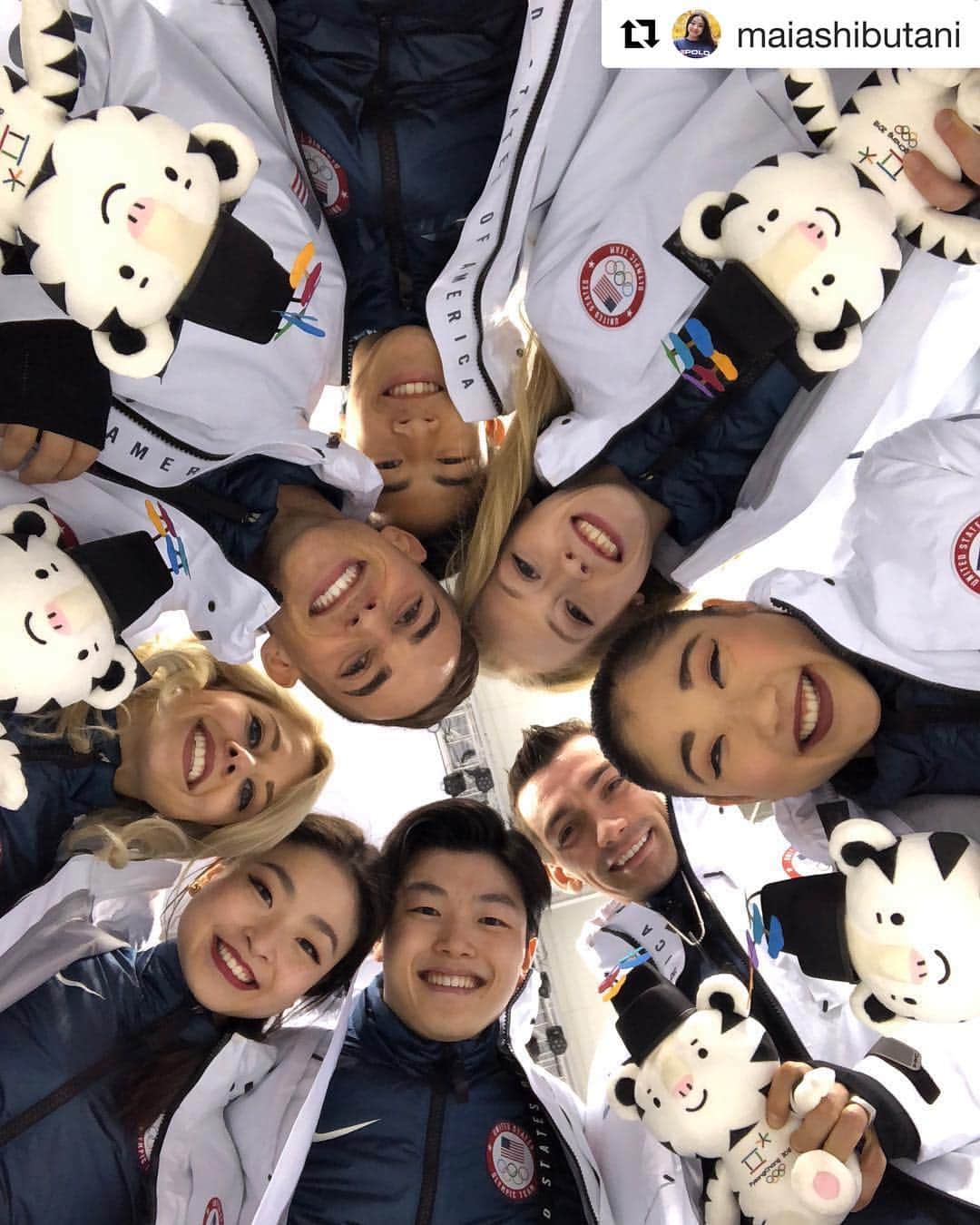 国際オリンピック委員会さんのインスタグラム写真 - (国際オリンピック委員会Instagram)「#フィギュアスケート 団体戦銅メダルのアメリカ代表の皆さん🇺🇸😍おめでとうございます🎊@maiashibutani ・・・ Together!!! ❤️ @teamusa • repost @alexshibutani」2月12日 15時54分 - gorin