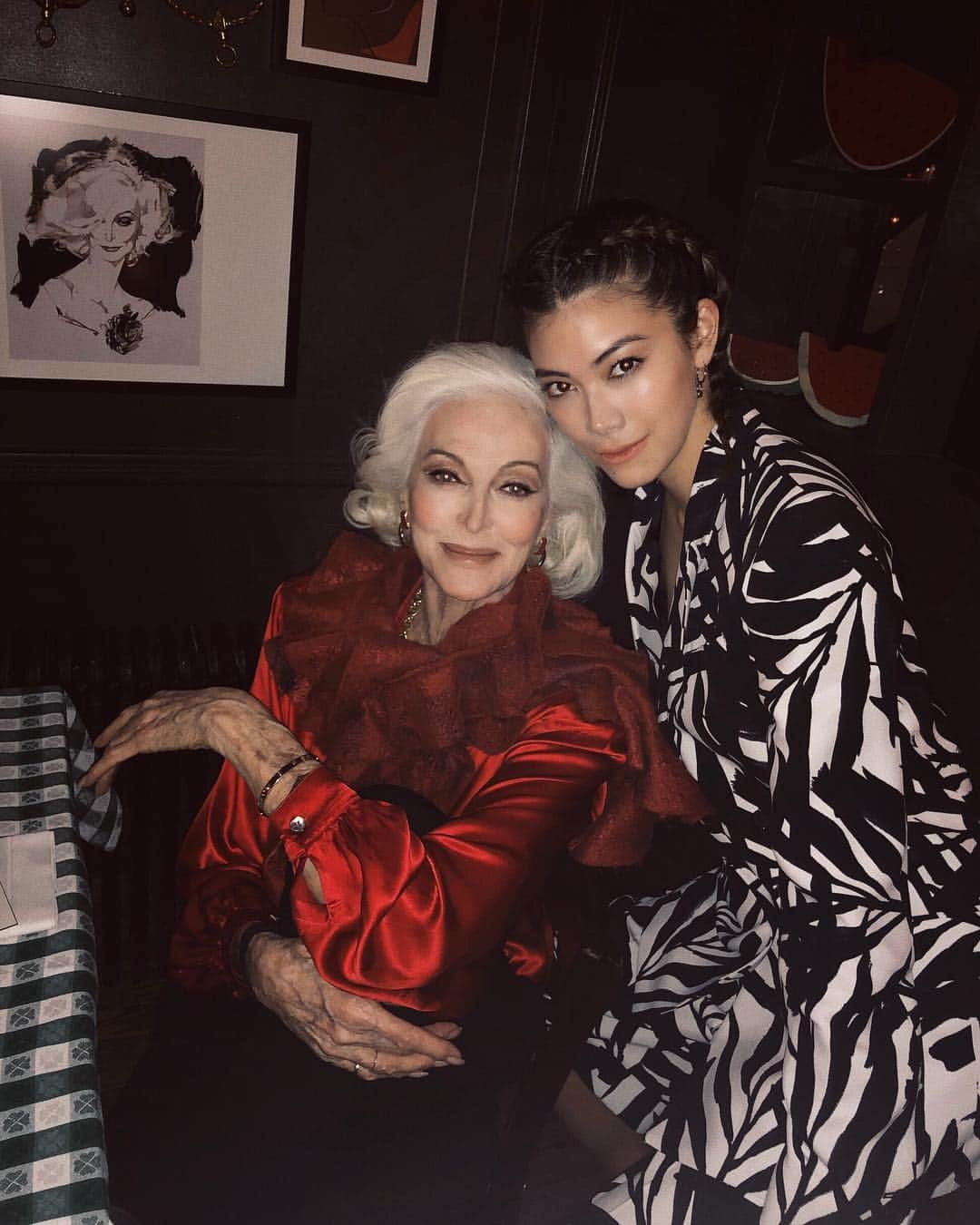 森星さんのインスタグラム写真 - (森星Instagram)「Beauty🌹Carmen Dell'orefice」2月16日 6時44分 - hikari