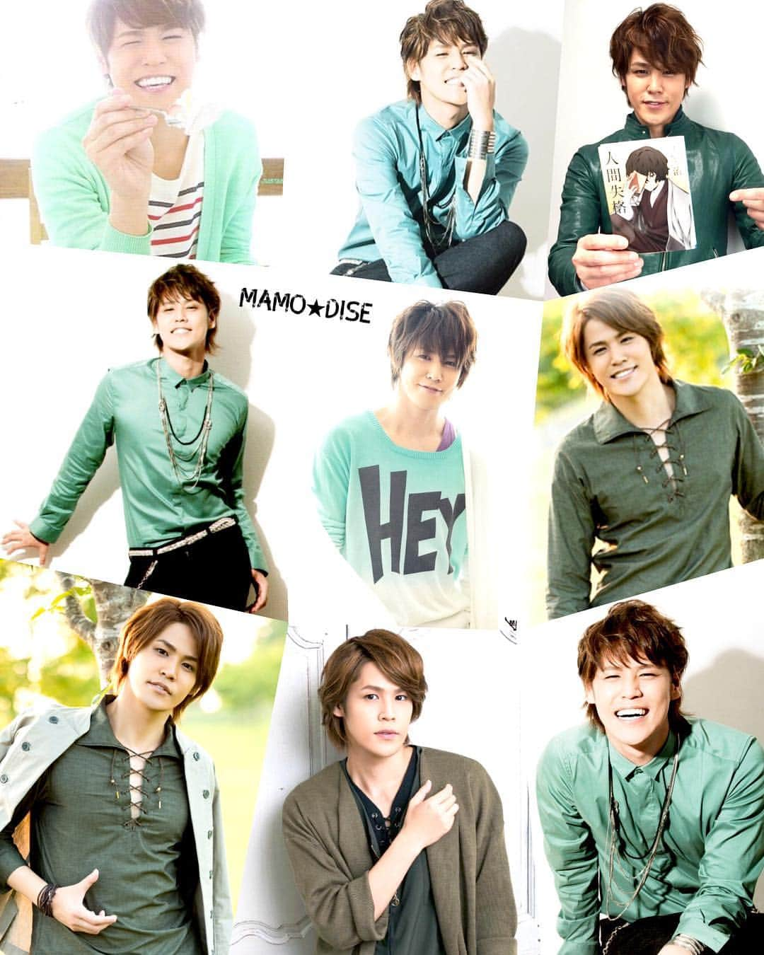 宮野真守のインスタグラム：「🌸 --- Mamo in GREEN ✳️💚📗🎾🍵🍏🍀 --- #宮野真守 #miyanomamoru #mamorumiyano #声優 #seiyuu」