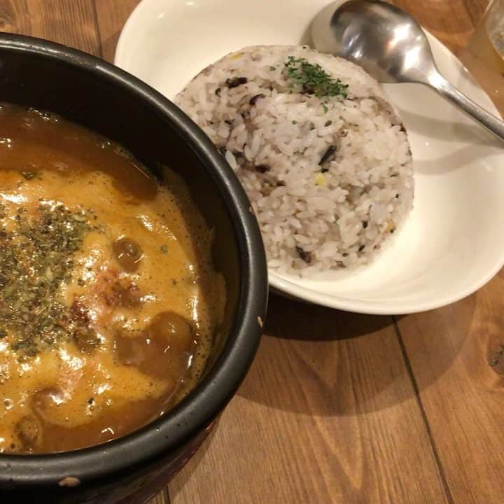 杜このみのインスタグラム：「大阪に来ても スープカレー♡笑 #スープカレー #札幌市民のソウルフード #どこに行ってもスープカレー #一筋 #心一途な女です」