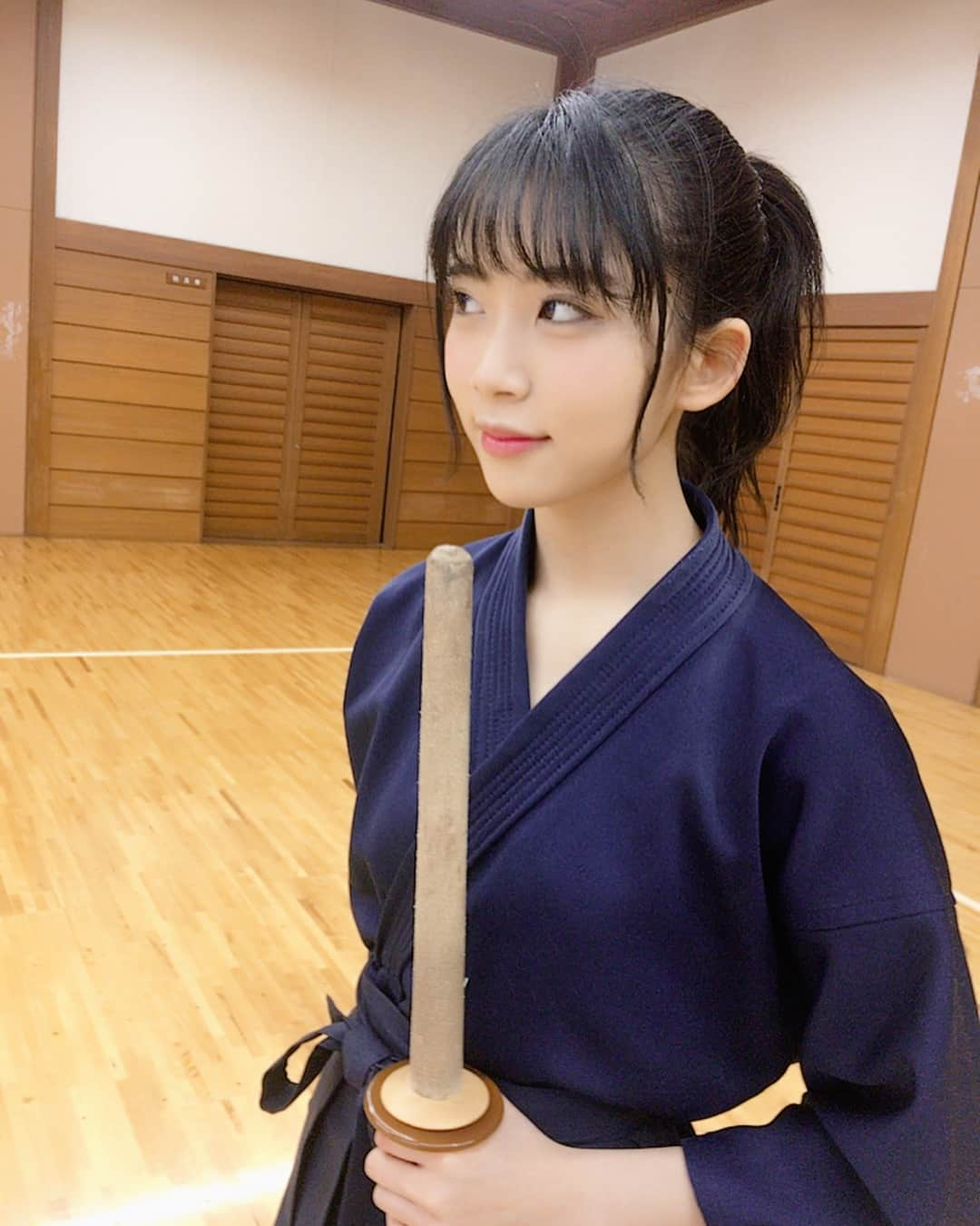 奈良未遥さんのインスタグラム写真 - (奈良未遥Instagram)「#剣道女子 #武道女子  #NGT48 #奈良未遥 あいちゃんカメラ📷」2月16日 23時13分 - mihapiyo._.48