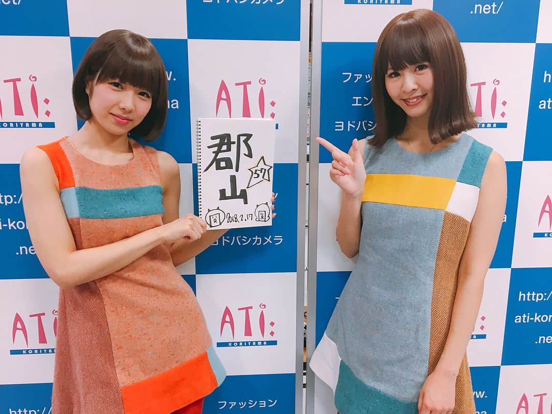 のインスタグラム：「#タワレコ全店舗縦断ツアー 郡山店！ お越しくださいました皆様！ ありがとうございました！  この後、 17時～アリオ仙台泉店 特典会のみ 19時30分～仙台パルコ店 ミニライブ＆特典会 観覧は無料ですので皆様是非お越しください！」