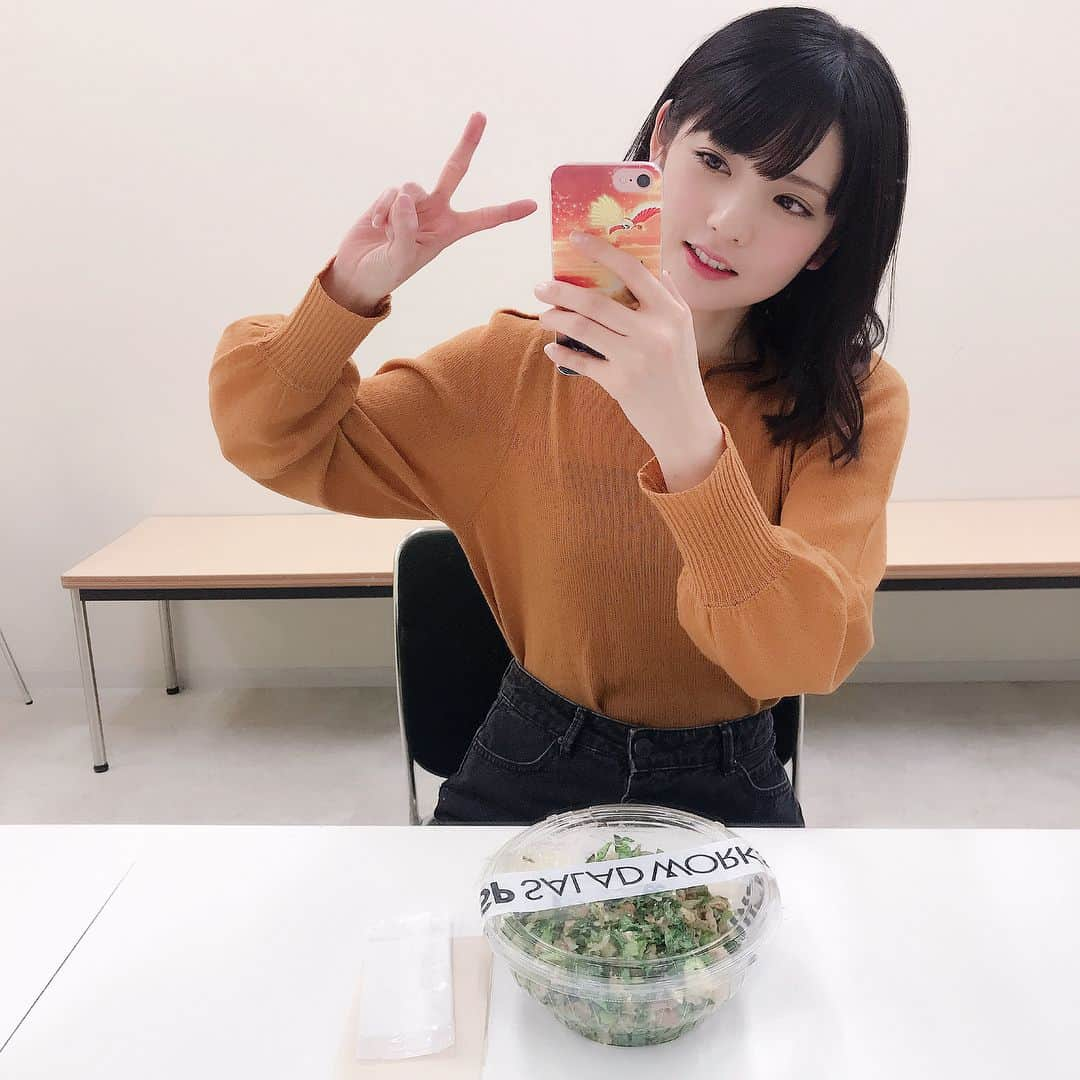 道重さゆみさんのインスタグラム写真 - (道重さゆみInstagram)「こないだお仕事の合間に食べたサラダ🥗✨✨✨✨#✨」2月18日 15時46分 - sayumimichishige0713