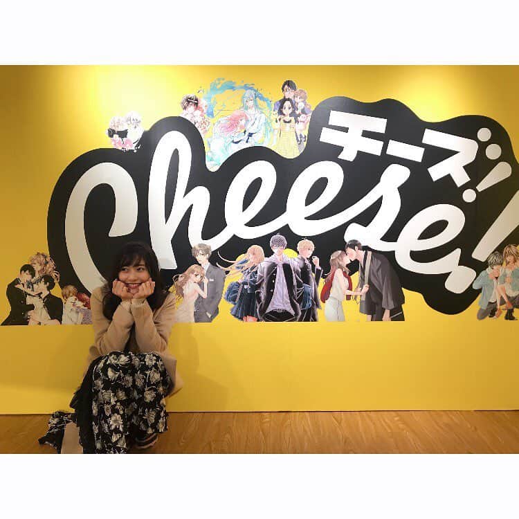 佐野ひなこさんのインスタグラム写真 - (佐野ひなこInstagram)「#cheese! #池袋パルコ #イケボ✖︎少女マンガ原画展」2月18日 20時54分 - hinako_sano
