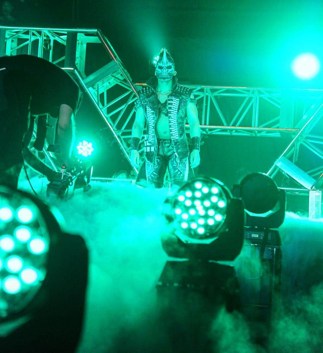 のインスタグラム：「#ColdSkull #SANADA !!! 💀 #njpw46th #njpw」
