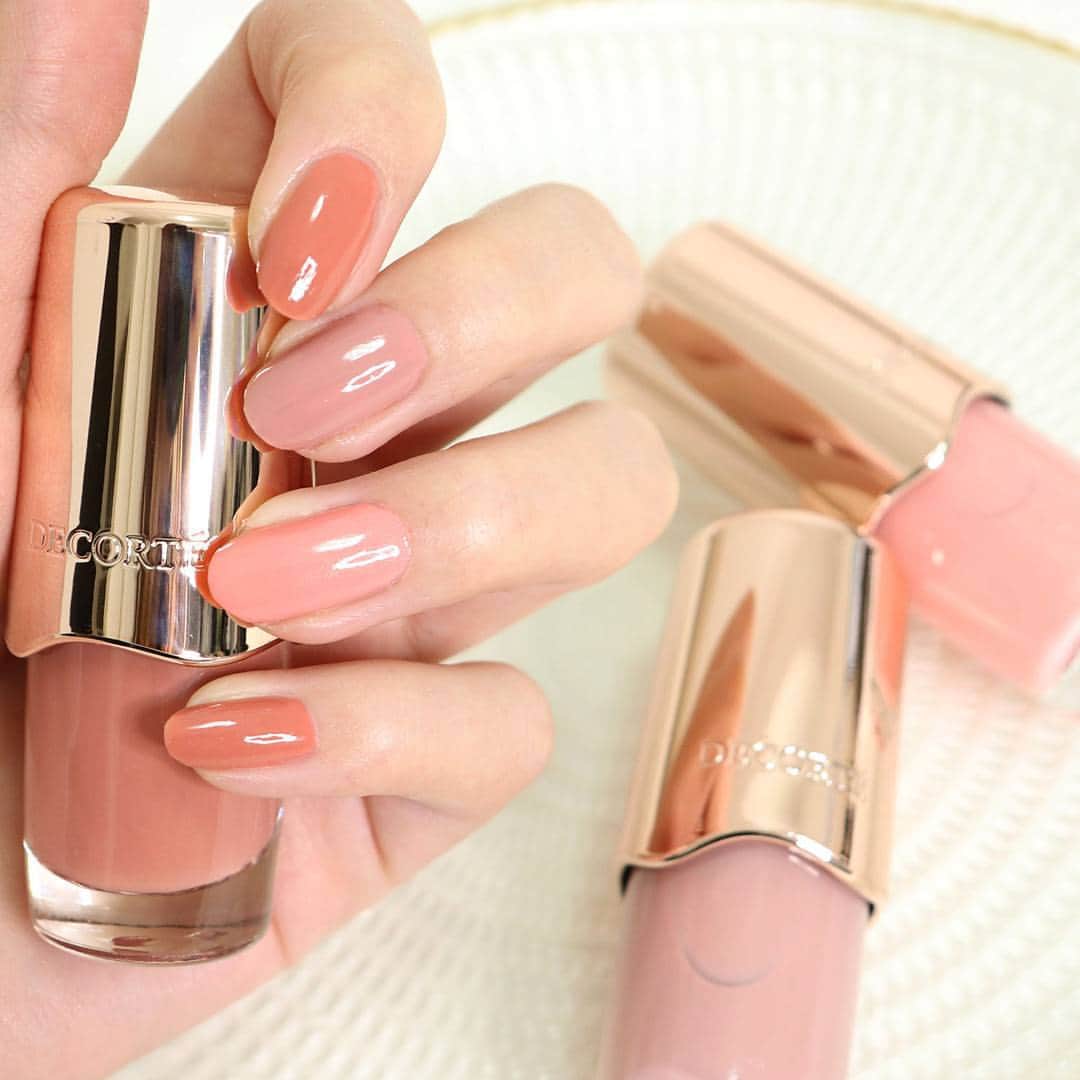 常岡珠希さんのインスタグラム写真 常岡珠希instagram Today S Nail コスメデコルテ ネイルエナメル Be341 人差し指 小指 Be340 中指 Pk841 薬指 先日新しく発売されたネイルを使いました 最近って ジェルネイル が流行っているからなのか ネイル