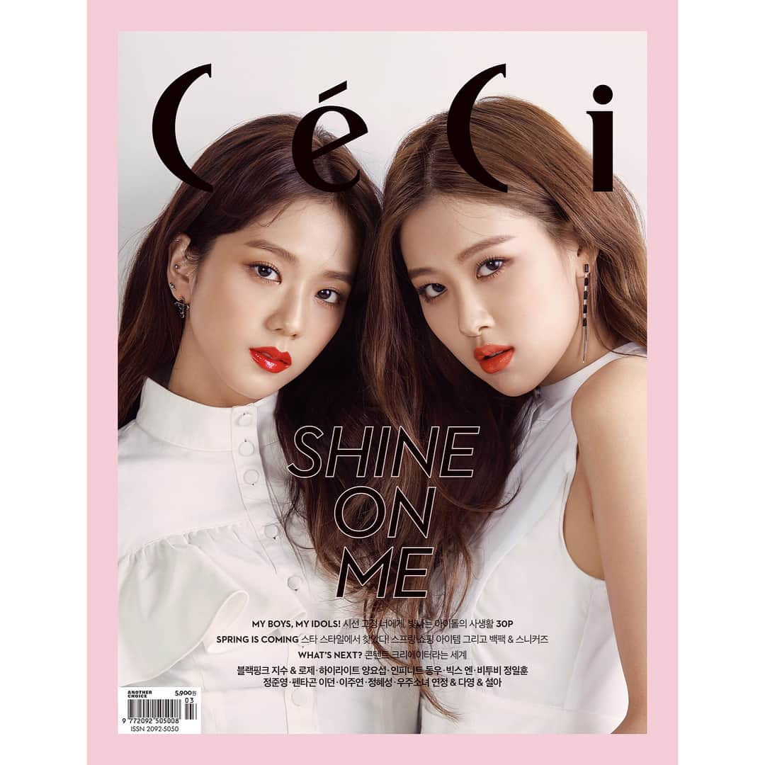 BLACKPINKさんのインスタグラム写真 - (BLACKPINKInstagram)「#BLACKPINK #블랙핑크 #JISOO #지수 #ROSÉ #로제 #CÉCI #쎄씨 #3월호 #MARCH #COVER #2018 #YG #광고」2月20日 9時56分 - blackpinkofficial