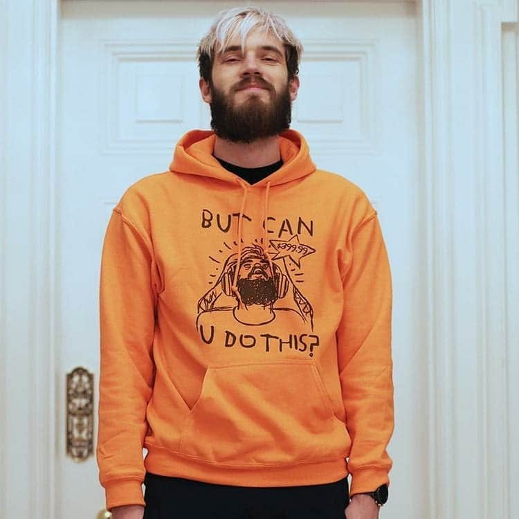 ピューディパイさんのインスタグラム写真 - (ピューディパイInstagram)「CAN U DO DIS?! represent.com/PewDiePie new merch fam」3月7日 7時15分 - pewdiepie