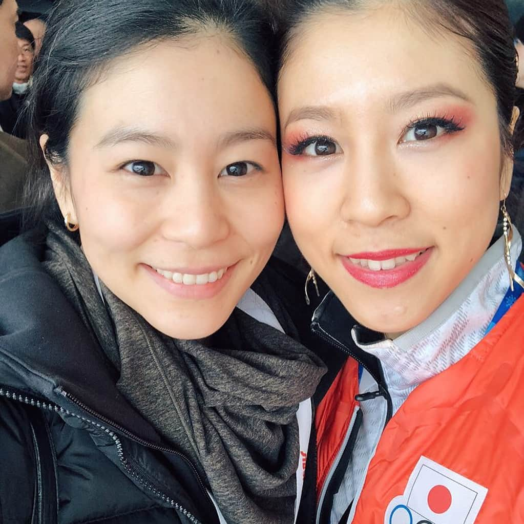 村元小月さんのインスタグラム写真 - (村元小月Instagram)「Words cannot describe how proud I am. Thank you Kana and Chris! #pyeongchang2018 #olympics」2月20日 14時53分 - sacchan125