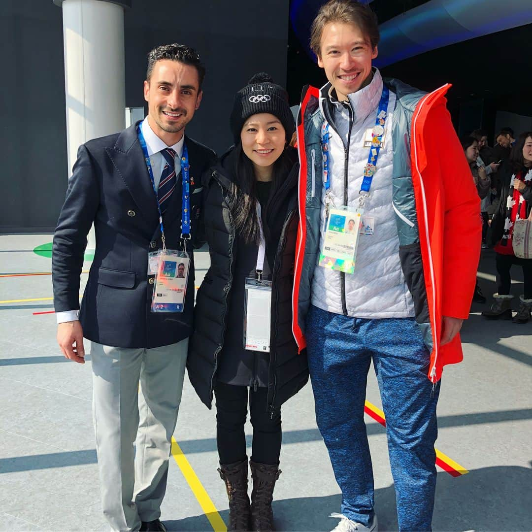 村元小月さんのインスタグラム写真 - (村元小月Instagram)「Words cannot describe how proud I am. Thank you Kana and Chris! #pyeongchang2018 #olympics」2月20日 14時53分 - sacchan125