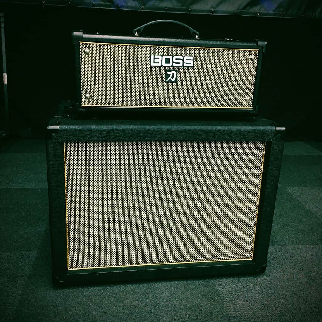 大村孝佳のインスタグラム：「BOSS KATANA-HEAD 大村孝佳MOD🎸」