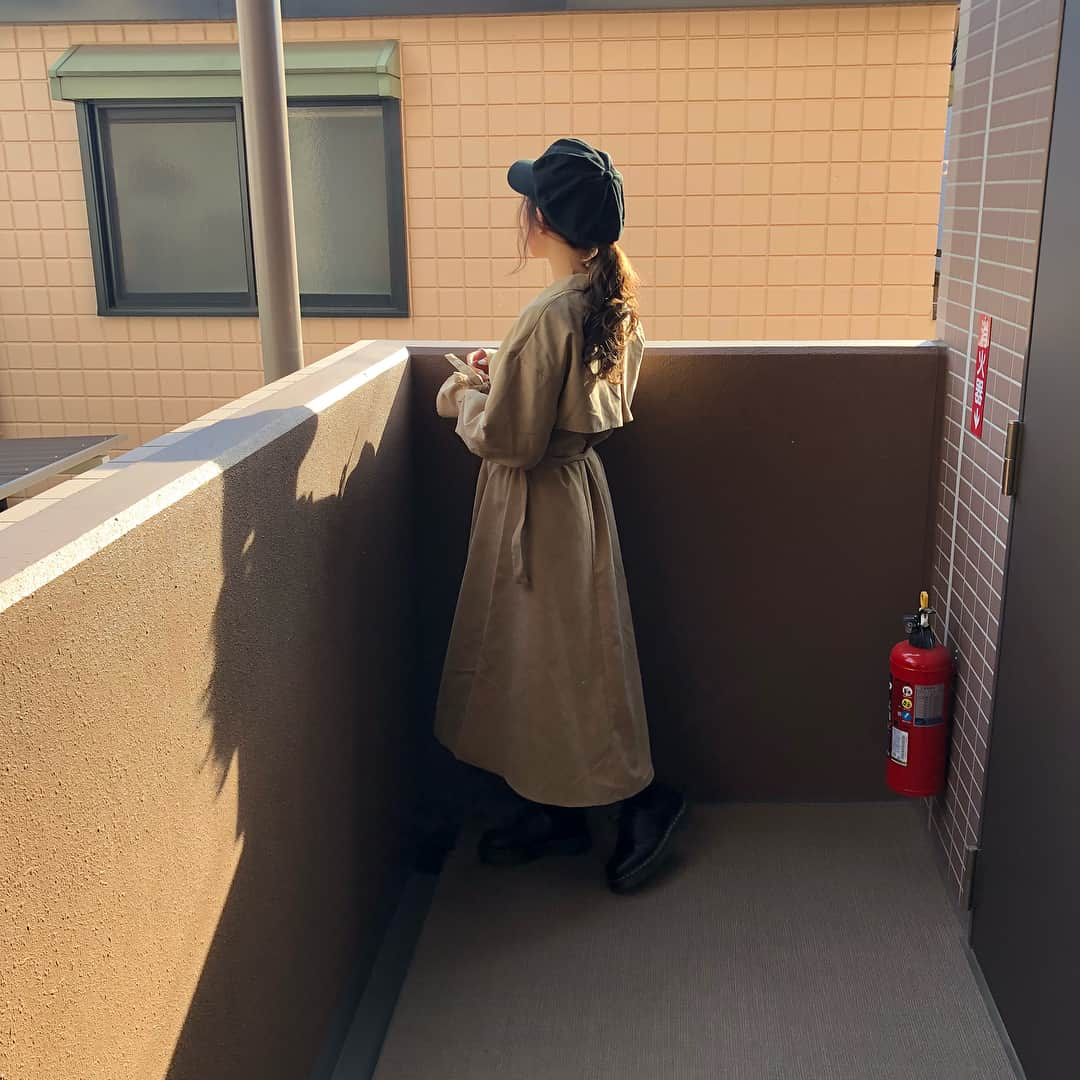 古川優香さんのインスタグラム写真 - (古川優香Instagram)「めっちゃ質問多かったこのワンピースはjouetieのトレンチワンピースです😊💖jouetieのワンピース細く見えるし、丈感と広がり具合が💯でめっちゃ買ってる〜」2月21日 22時05分 - iamyukaf