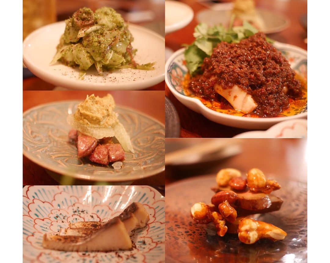 松本亜希さんのインスタグラム写真 - (松本亜希Instagram)「・ 👉📷横にスワイプ📷👉 ずっと行ってみたかった #中國菜月泉 🍴 ・ 写真1枚目&2枚目、最初の前菜は6種類出てきて、色々なものをちょこちょこたべさせてもらえた。 その後も、たくさんのお料理が出てきて、大満足。  私達的にはマナガツオがたまらなく美味しかった！ #玉ねぎとパクチー盛り盛りなのもたまらない ・ 〆も楽しみにしていた麻婆豆腐(今の時期白子も乗せれます)と汁そば両方食べさせてもらい、大満足😍😍 #大食いのわたしと臨月妊婦ののんちゃんはなんならまだたべれたw ・ 料理はもちろん、シェフやスタッフのみなさんもとっても気持ちのいい接客をしてくださり、"そりゃ流行るよな"って皆で納得でした。 また必ず伺いたいお店❤️❤️ _________________________ #月泉 #中華 #teamわっしょい #北浜 #instafood #グルメ」2月22日 20時42分 - m_akiron