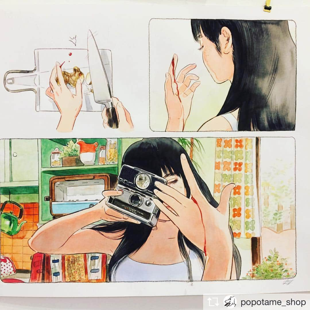 門小雷さんのインスタグラム写真 - (門小雷Instagram)「Repost from @popotame_shop ⠀⠀⠀ Little Thunder solo exhibition until tomorrow (Feb.25) For sale of books,drawings and goods,check here please. popotame.com ⠀⠀⠀ なんど見てもいい絵だなぁと思います。 Little Thunder⚡️門小雷の日本初個展#Meは明日2/25まで。 作品集の予約やグッズ、原画の販売はこちらをご覧ください↓ popotame.com」2月24日 16時09分 - littlethunder