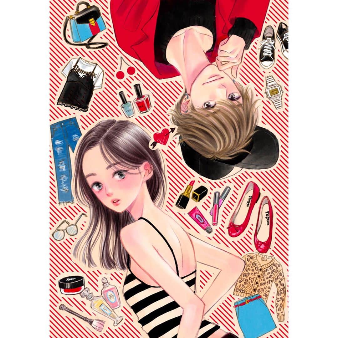 柳井わかなのインスタグラム：「こんにちは！漫画の宣伝です🙏✨ 本日24日発売ザマーガレットにて読み切り『フルメタルクローゼット』p50載ってます🙇‍♀️私服高校が舞台のお話です🙆‍♀️よろしくお願いします。服の漫画は描いててとても楽しかったです！ ザマーガレットは片手で持つには重くてプルプル震えるほどのボリュームになってます💕私以外にもたくさんの素敵な作家さんが描かれてます😌名前あげるとキリないくらい…是非是非皆様お休みのお供に！！ #別冊マーガレット#ザマーガレット#少女漫画#漫画#イラスト#ファッションイラスト#illustration #街で見かけたかわい子ちゃん」