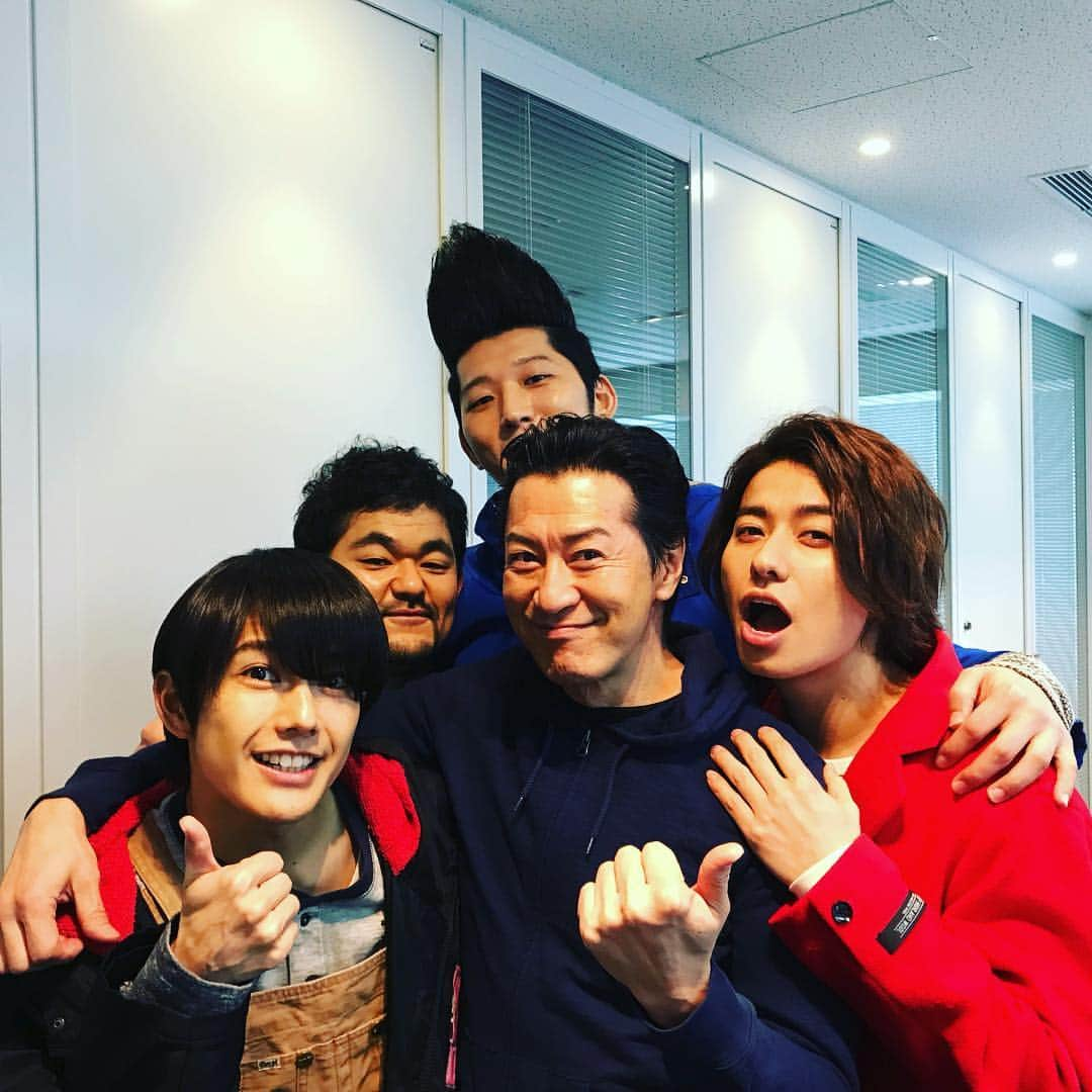 冨家規政さんのインスタグラム写真 - (冨家規政Instagram)「仮面ライダービルド  北都の戦士達と（╹◡╹） #武田航平 #栄信 #芹澤興人 #吉村卓也」2月25日 9時42分 - norimasafuke