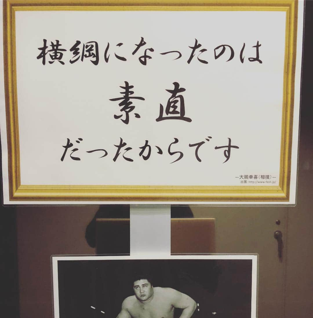 西大伍さんのインスタグラム写真 - (西大伍Instagram)「僕がリハビリをしていたJISSの廊下には  こんな偉人の言葉がびっしりと  新たなる自分になる準備  進んでますよ  #JISS#大鵬#横綱#素直#西大伍#NEW西大伍#そういえば#Twitter#始めました」2月27日 22時27分 - daigonishi22