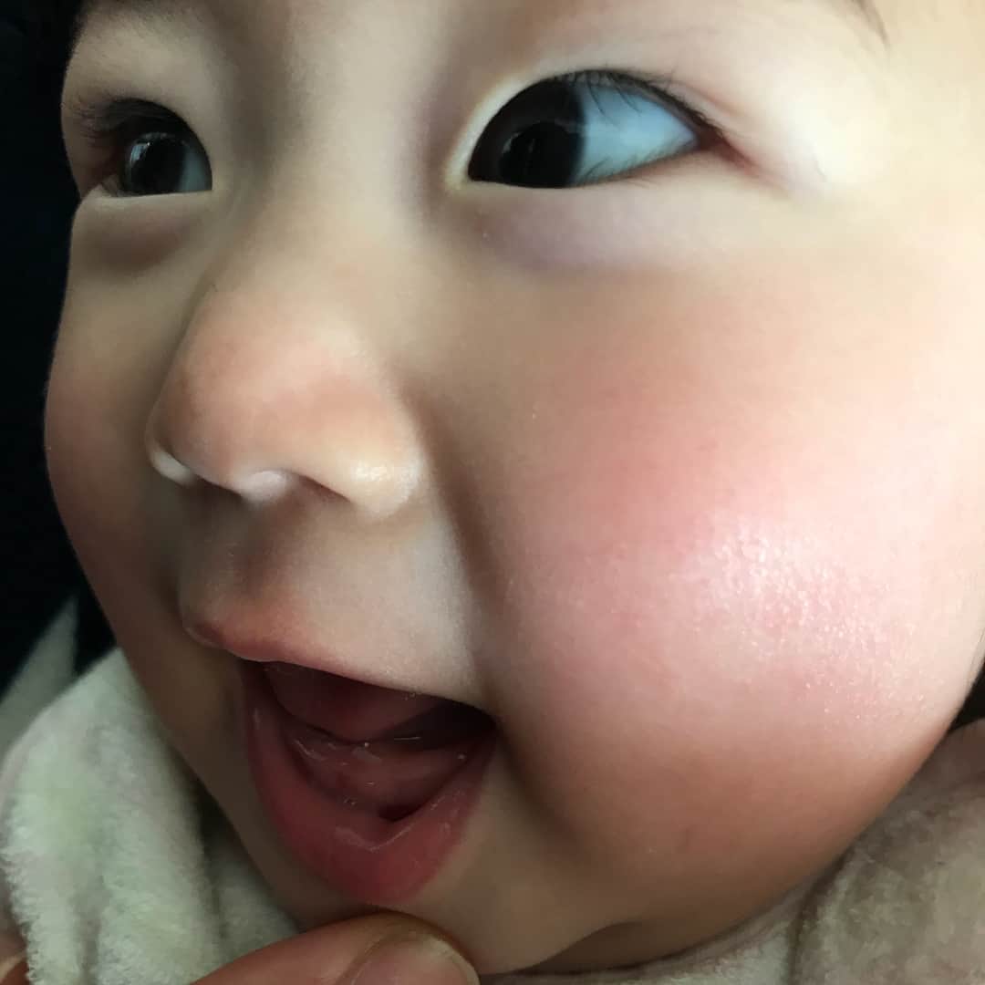 潮田玲子さんのインスタグラム写真 - (潮田玲子Instagram)「歯が生えてきたーー！！ #娘 #6ヶ月 #歯が生えてきた #成長記録」2月28日 16時00分 - reikoshiota_official