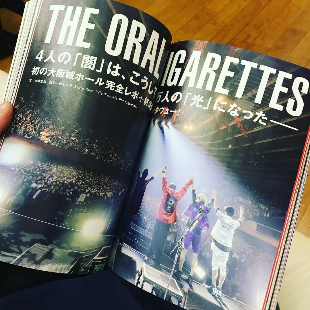 THE ORAL CIGARETTES さんのインスタグラム写真 - (THE ORAL CIGARETTES Instagram)「ROCKIN' ON JAPAN 4月号 大阪城ホール公演 レポート＆インタビュー掲載頂いております。  #オーラル #オーラル_ReI #星野源さんが表紙 #ONAKAMA2組みも掲載されてるね」2月28日 19時14分 - the_oral_cigarettes_official