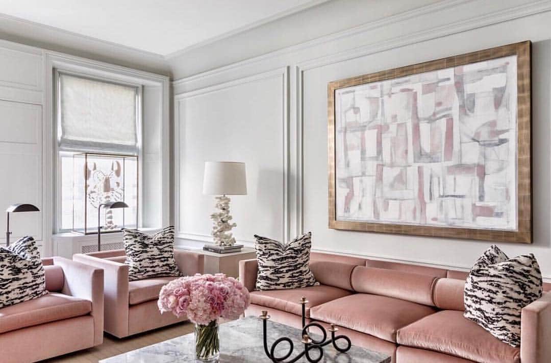 Roxy Sowlaty Interiorsのインスタグラム：「Pink perfection by @ryankorban 🎀🎀🎀🎀」