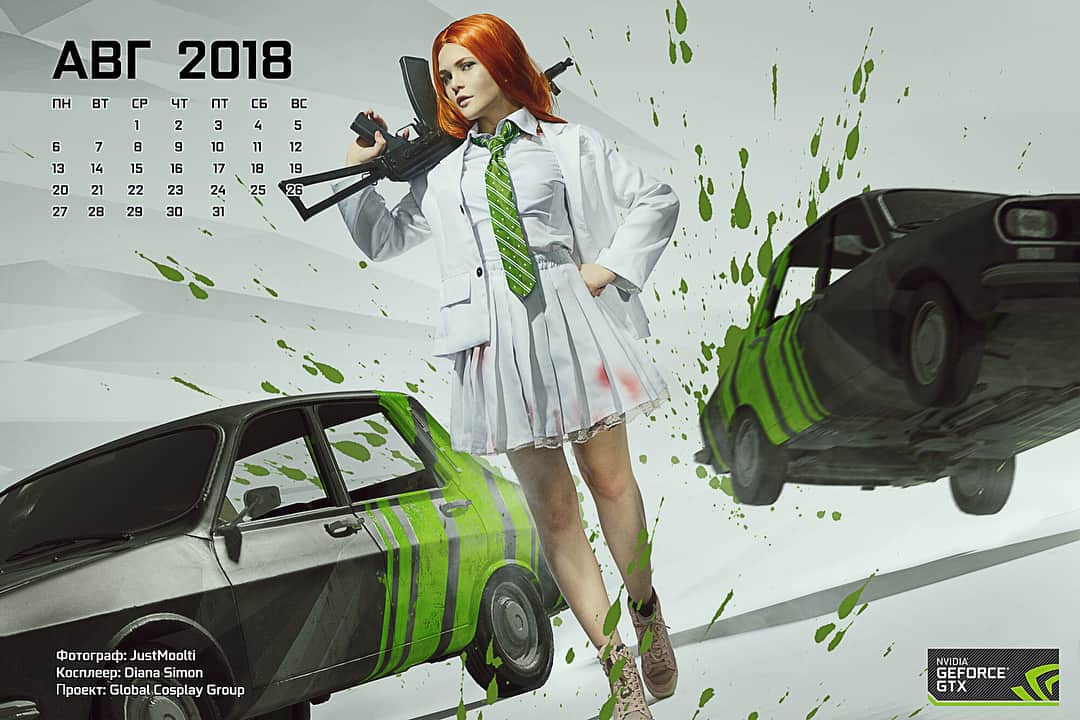 Meepo Team Dota2さんのインスタグラム写真 - (Meepo Team Dota2Instagram)「Our new cosplay calendar!!! #cosplay #pubg #gcg_cos #gaming」3月1日 6時59分 - gcg_cos