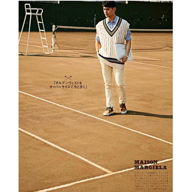 江口雅也さんのインスタグラム写真 - (江口雅也Instagram)「MEN'S CLUB 5月号。 『アイビー特集号 TAKE IVY 2018』  https://esquire.jp/fashion/mensclub/  #mensclub #メンズクラブ #メンクラ #mensfashion #mensstyle #ivystyle  #アイビー #メンズファッション誌 #雑誌 #magazine #malemodel #asianmodel #japanese #heads #HEADS #マルジェラ #maisonmargiela #チルデンベスト  #instafashion #instalike #instagood  #instahappy #smile @masaya0429」3月28日 8時51分 - masaya0429