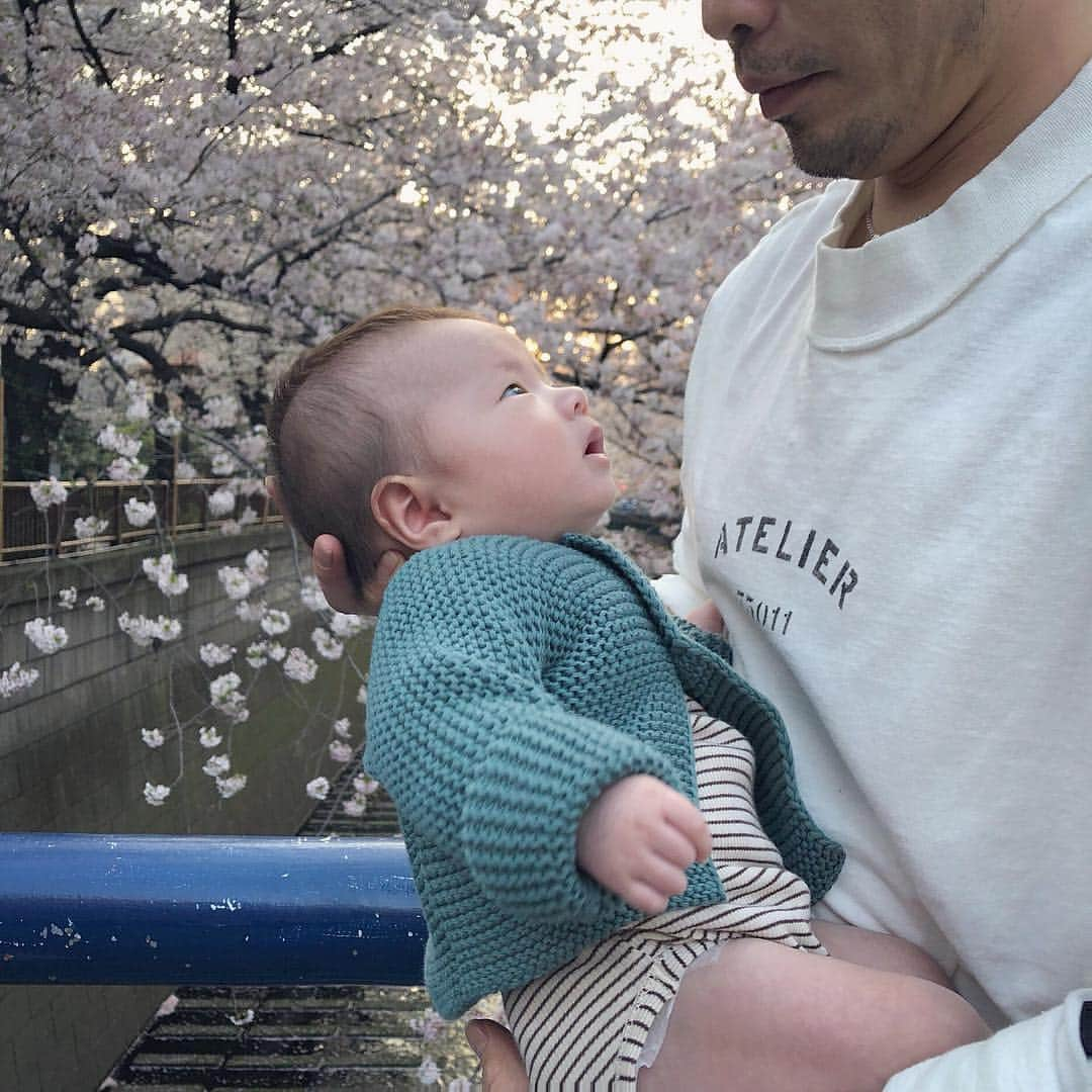 藤田ななみさんのインスタグラム写真 - (藤田ななみInstagram)「ㅤㅤㅤㅤㅤㅤㅤㅤㅤㅤㅤㅤㅤ 初めての桜🌸🌸🌸 とっても暖かい日。 ㅤㅤㅤㅤㅤㅤㅤㅤㅤㅤㅤㅤㅤ ㅤㅤㅤㅤㅤㅤㅤㅤㅤㅤㅤㅤㅤ #新米ママ#生後2ヶ月#babyboy #男の子ママ」3月28日 18時55分 - nanami311_